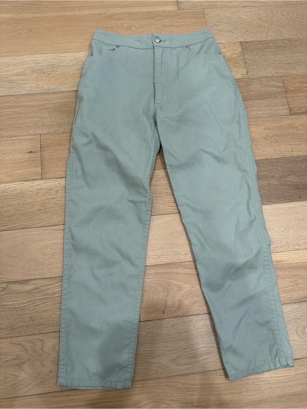 Eckhaus Latta Classic El Jeans Adult 28 28x27 High Waisted Pockets Straight Mint